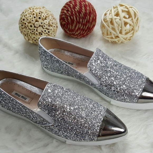 ⛔MIU MIU PRADA METAL CAP TOE SKATE SNEAKER - Picture 3 of 8